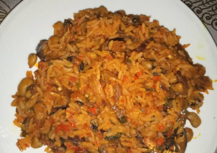 Recipe of Award-winning Palm oil jallof rice and beans