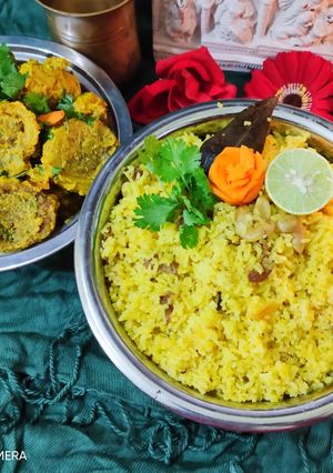 বাসন্তী পোলাও (basonti pulao recipe in Bengali) রেসিপির প্রধান ছবি