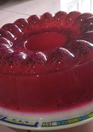 Foto resep Agar buah naga