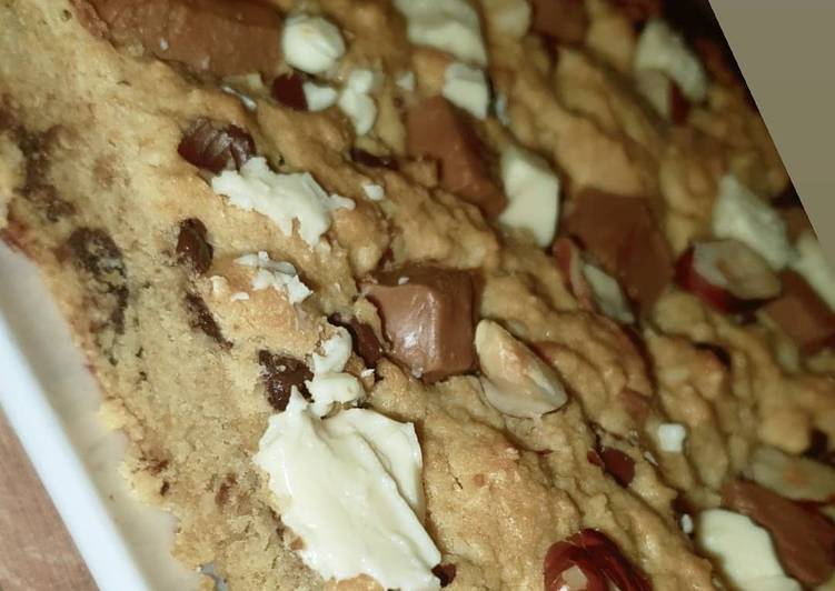 Mega cookie 3 chocolat / noisette