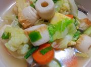 Gambar sayur sawi putih chikuwa