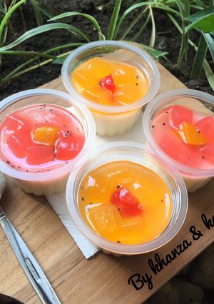 Foto resep Puding almond nata de coco