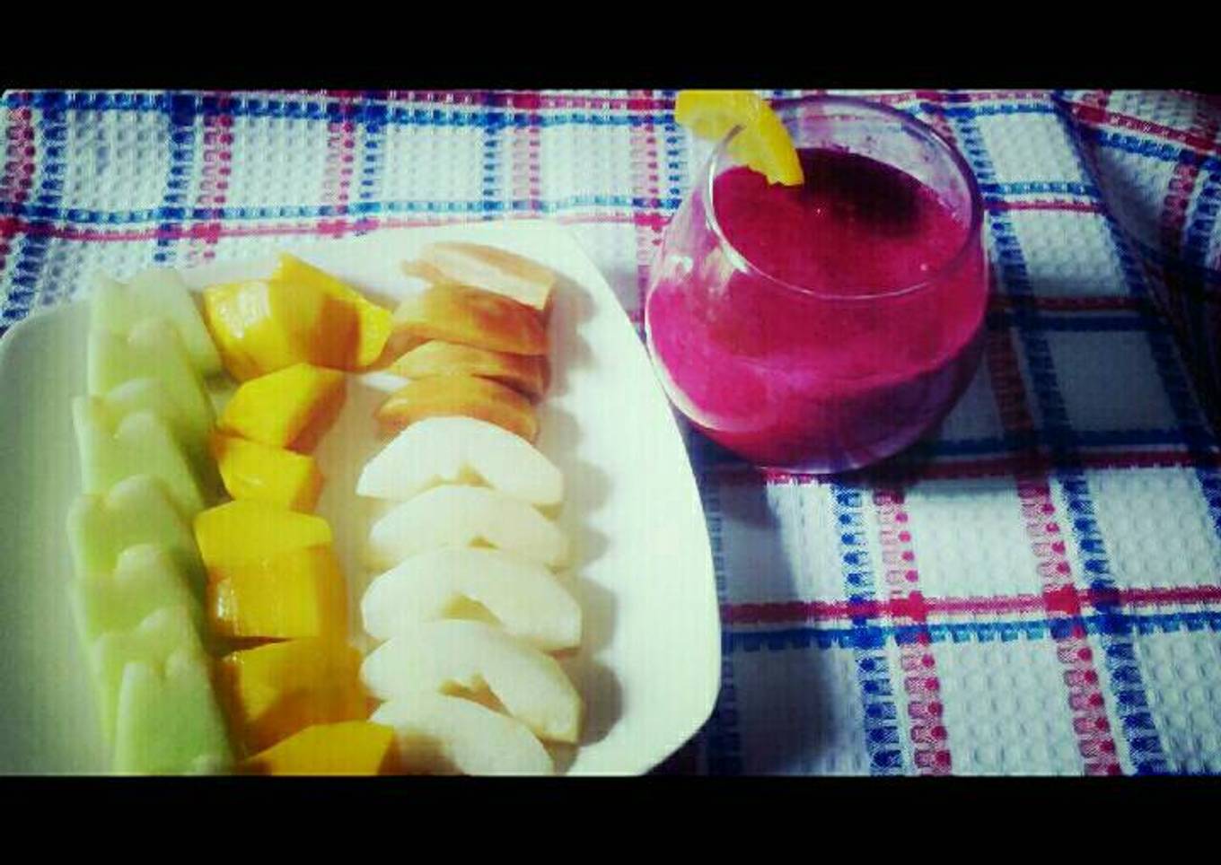 diet mayo : jus buah naga(dietku*day4)