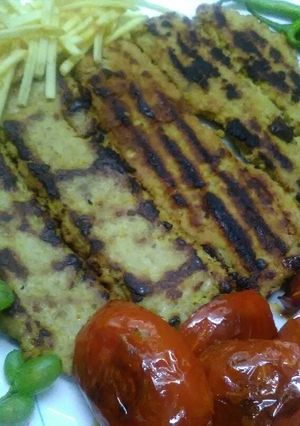 عکسی از دستور کباب مخلوط مرغ و گوشت