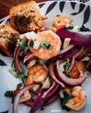 Ceviche de camarones 🍤