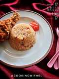 Nasi goreng kornet (bumbu instan Pronas)
