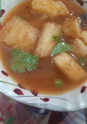 A picture of Tomato soup.