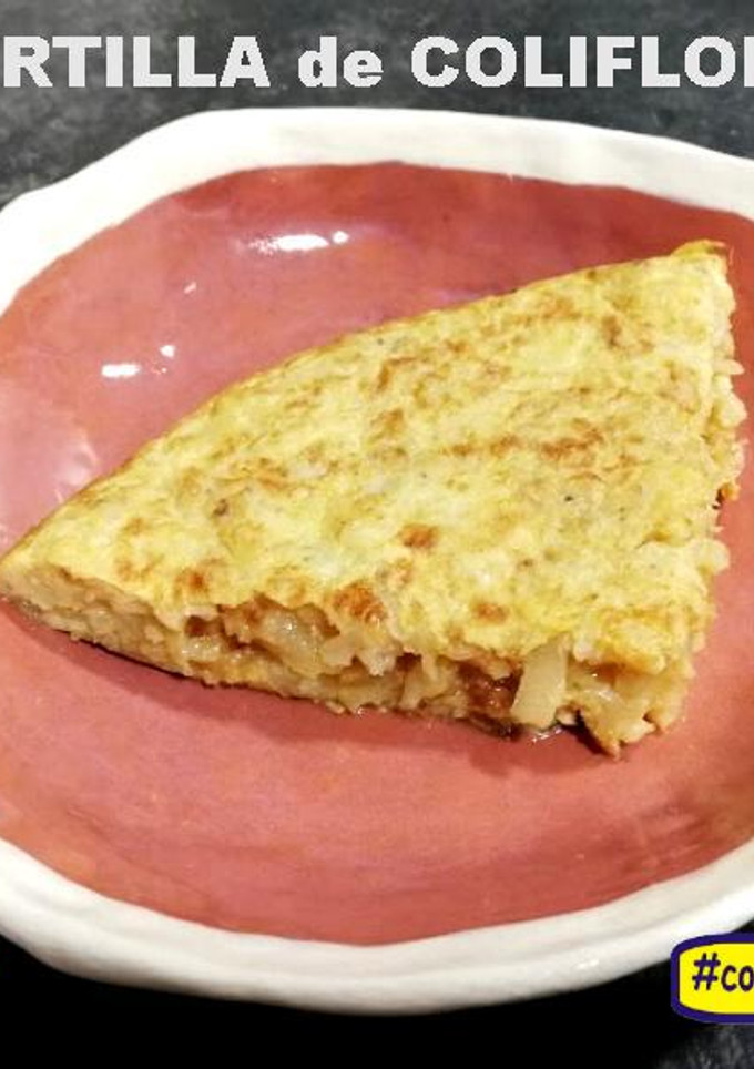 Una foto de Tortilla de Coliflor