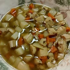 A picture of Chicken and Potato Soup.