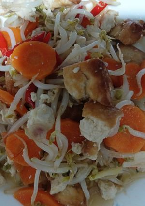 Foto resep Tumis Tauge, Tahu, dan Wortel