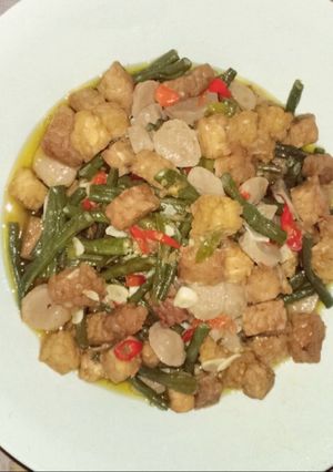 Foto resep Tumis kacang panjang bakso