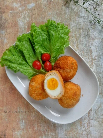 Langkah Mudah untuk Membikin Resep  Seafood Scotch Egg yang Sempurna, Bikin Ketagihan