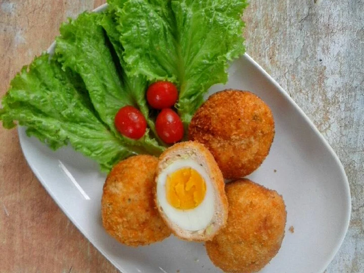 Langkah Mudah untuk Membikin Resep  Seafood Scotch Egg yang Sempurna, Bikin Ketagihan