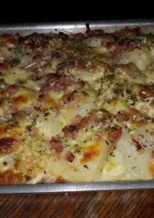Una foto de Milhojas de papas ♡