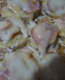 Mini pizza de berenjenas