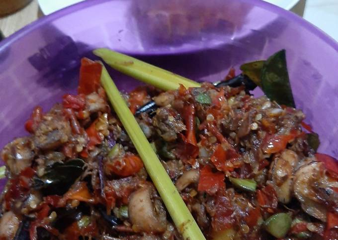 Resep Sambal cumi pete modal 50ribuan, Enak