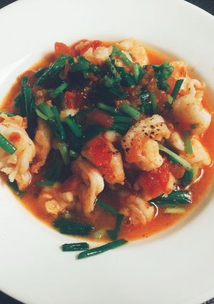 Hình của món Tôm sốt cà chua.