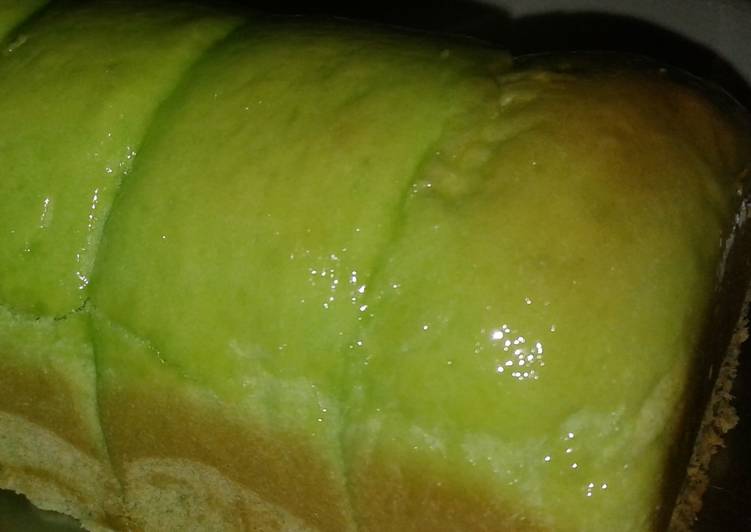 Roti tawar pandan mini 1x proofing