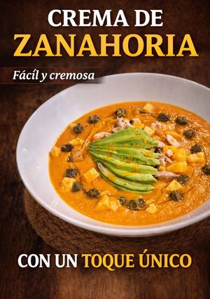 Una foto de Crema de zanahoria diferente y cremosa (lista en 30 minutos)