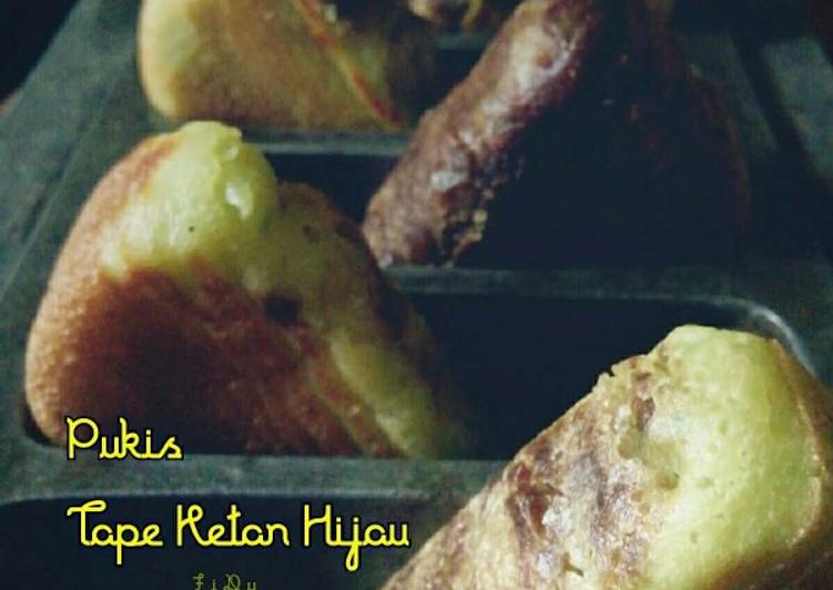 Resep Pukis Tape Ketan Hijau Anti Gagal
