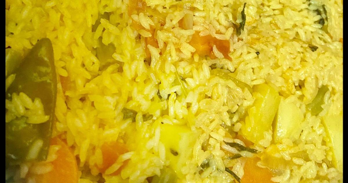 Vegetable rice Recipe by Travel with Hena Cookpad