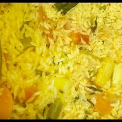 A picture of Vegetable rice.