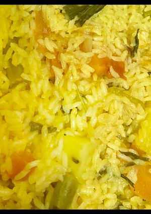 A picture of Vegetable rice.