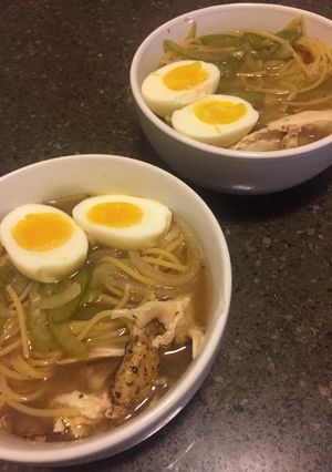 A picture of Crockpot Chicken Noodle Soup.