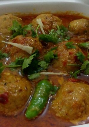A picture of Kofta karahi.