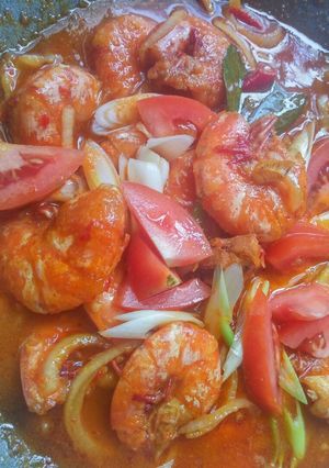 Foto resep Udang pedas manis
