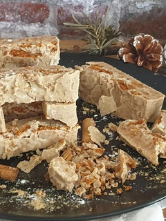 Una foto de Turrón de galletas speculoos