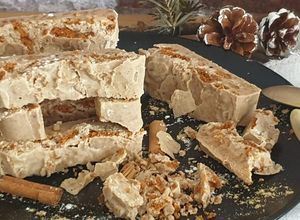 Una foto de Turrón de galletas speculoos