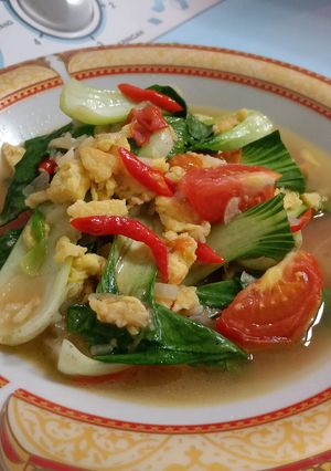 Foto resep Tumis Pokcoy Telur