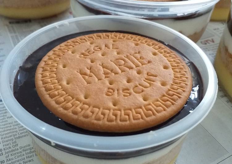 Puding mentega in the jar