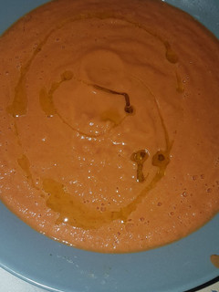 Una foto de Puré de tomates asados