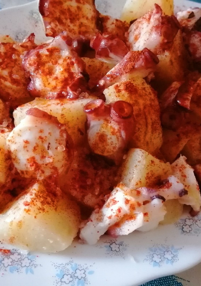 Una foto de Pulpo a Feira