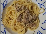 Una foto di salsa tartufo