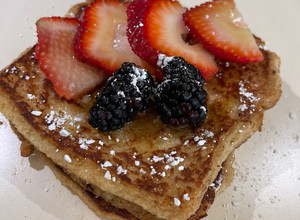 Una foto de 🫐🍴Pan Francés fácil (desayuno) 🍓🍒 🥞