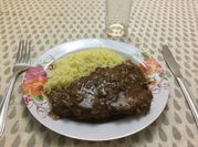 Una foto de marinado agridulce