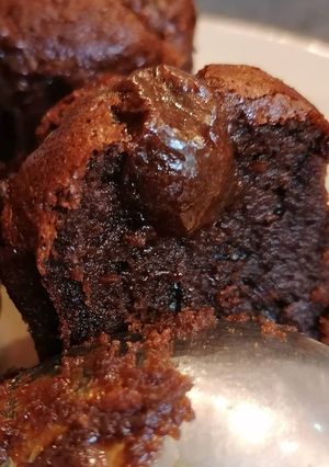 Une photo de Fondant chocolat caramel beurre salé