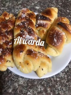 صورة لوصفة كعك مجدول