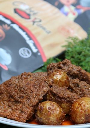 Foto resep Rendang Daging with Baby Potatoes (Kentang Kecil)