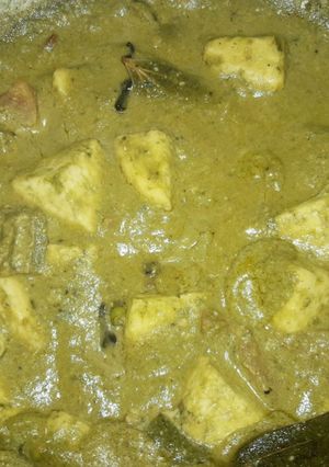 A picture of Palang paneer.