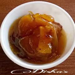 A picture of Raw Mango and Jaggery Chutney.