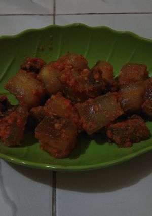 Foto resep Babi sambal pedas