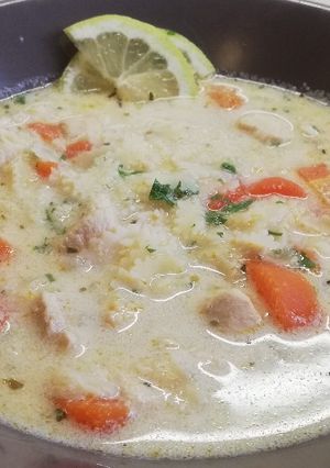 Tárkonyos csirkeraguleves recept fotója