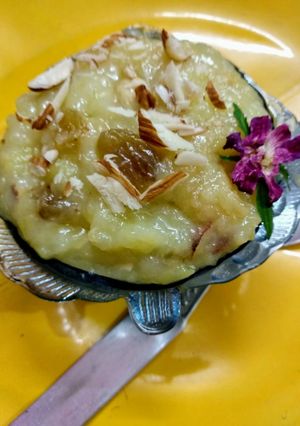 आलू हलवा रेसिपी मुख्य फोटो