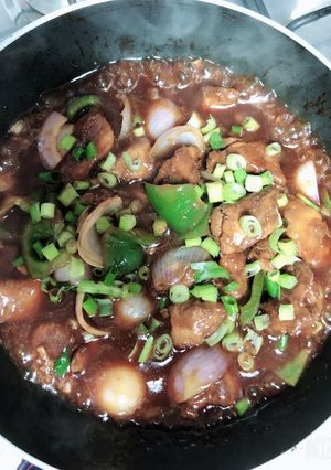 A picture of Chicken manchurian.