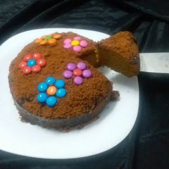 A picture of Dark Chocolate cake.