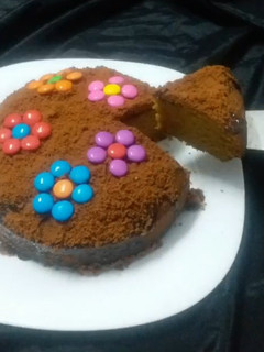 A picture of Dark Chocolate cake.